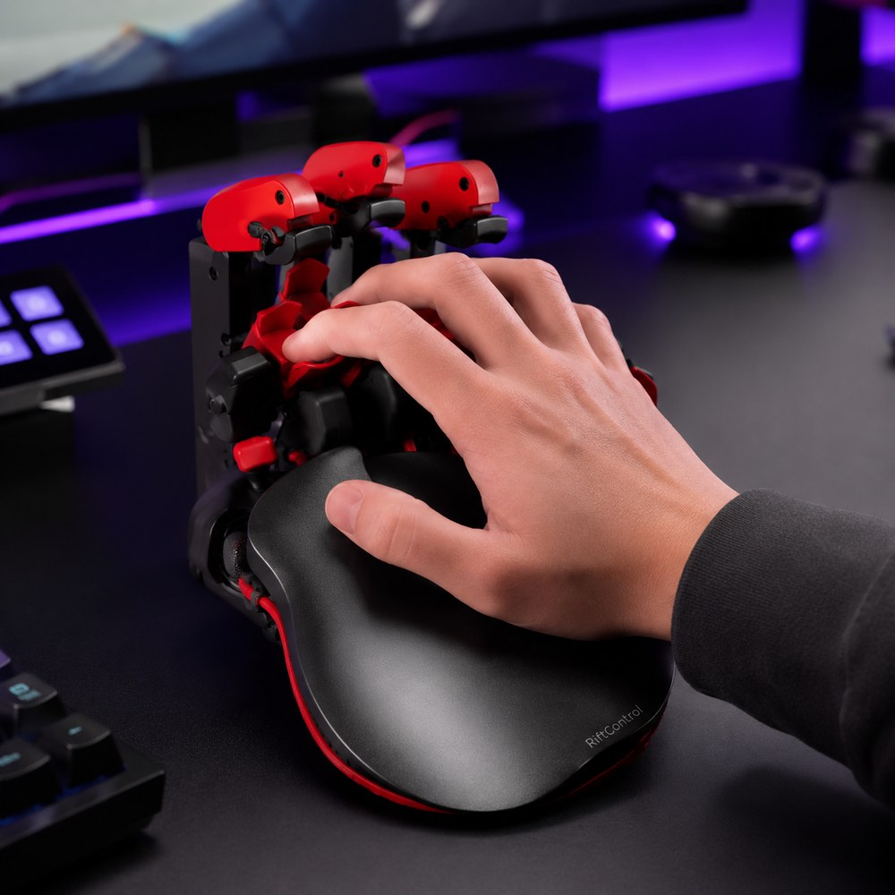 RiftControl utilisé dans un setup gaming